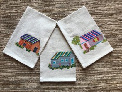 Houses Tea Towel Set R